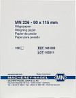 Weighing Paper MN 226 9 x 11,5cm