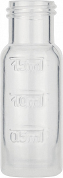 Vials N9 PP, transparent, 1,5ml, 11.6x32mm,pk/100