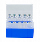 25 pos container for 10+20mL screw neck vial N18