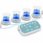 Multi-point ultra-thin magnetic stirrer