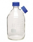Solvent; bottle, clear, 2L, 2 inlets