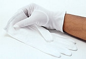 Nylon gloves, large