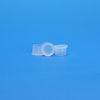 12mm Clear Polyethylene Flat Top Snap Plug