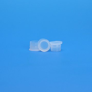12mm Clear Polyethylene Flat Top Snap Plug