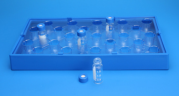Universal Vial Rack™ in Blue Glass Reinforced Poly