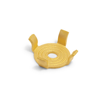 Internal gold seal for 1290 outlet valve